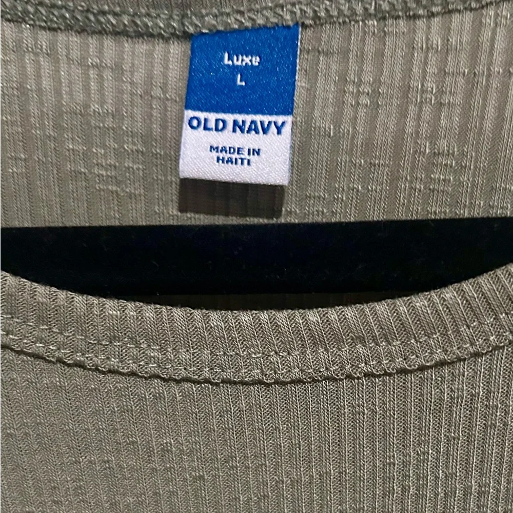 Old Navy - Luxe Sleeveless Top - Olive Green - Picture 3 of 6